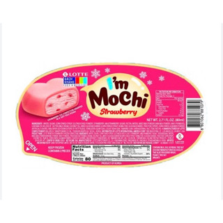 Kem mochi dâu Lotte Hàn Quốc- hộp 2 cái (chỉ giao Hoả tốc HCM)